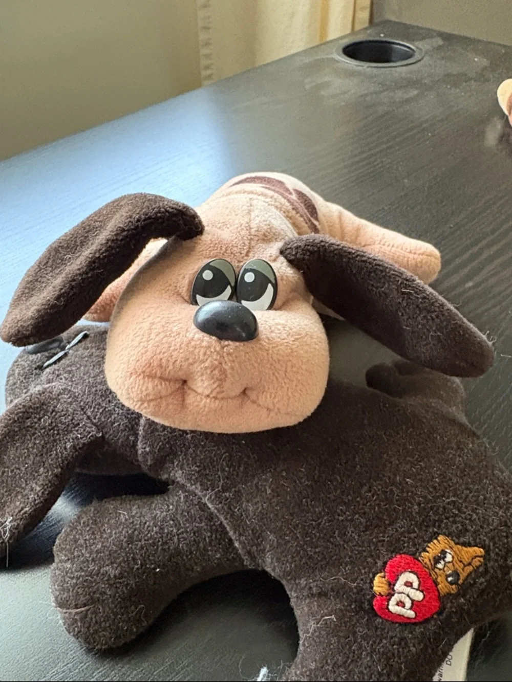 Brown & Dark Brown Plush Puppy Dog Bundle